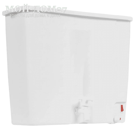 Водонагреватель пластиковый для дачи ЭВБО 22 л. | Мой-Дом27 | Объём: 22 л, полезный объём: 19 л.<br>
 Номинальная мощность - 1,25 кВт<br>
 Номинальное напряжение - 220 В<br>